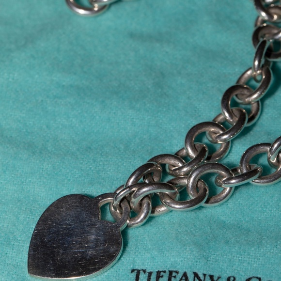 Tiffany Heart tag necklace 18 1/2 inches - Picture 2 of 3